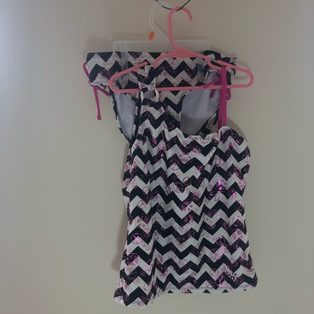 Justice girls two piece bathing suit